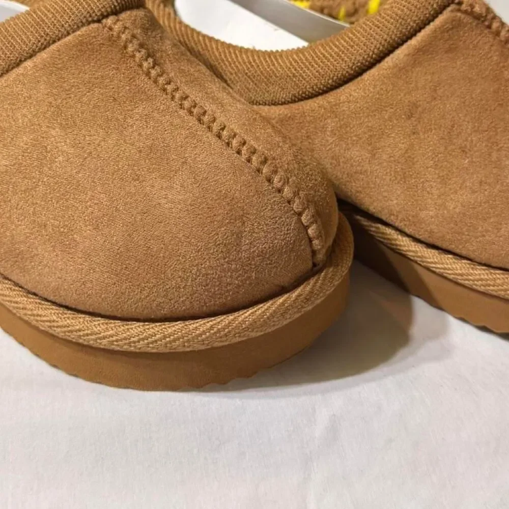 Wonder-nation Brown and Tan Slippers